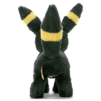 Officiële Pokemon knuffel Umbreon KutaKutaTatta 24cm lang Takara tomy (Small )